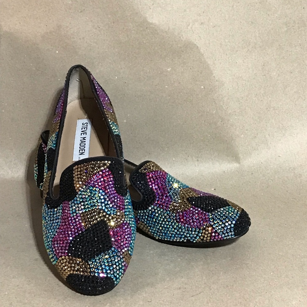 Steve Madden Concord Size 7 Multi-Colored Rhinest… - image 1